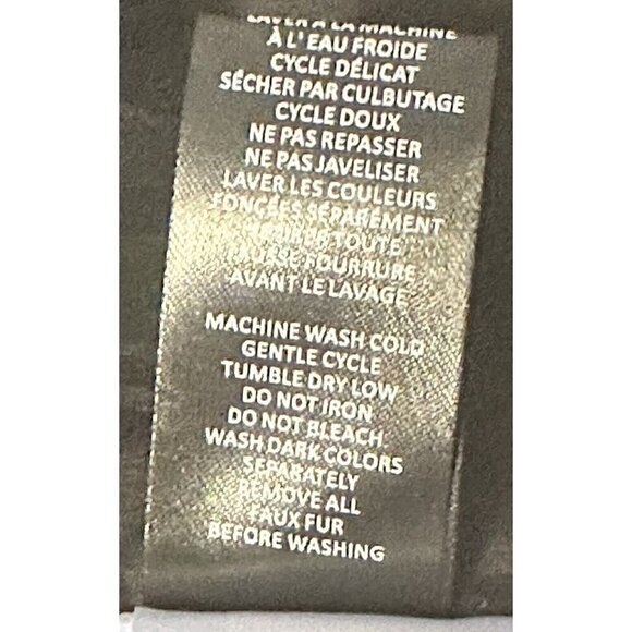 Lily Morgan Winter Parka Hooded Coat Removable Faux Fur Trim Black Womens Sz XL - Picture 11 of 14